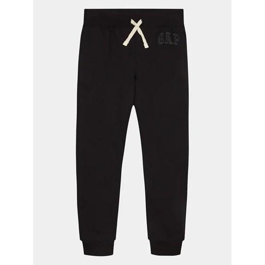 Gap Spodnie dresowe 860249-00 Czarny Regular Fit ze sklepu MODIVO w kategorii Spodnie chłopięce - zdjęcie 168405680