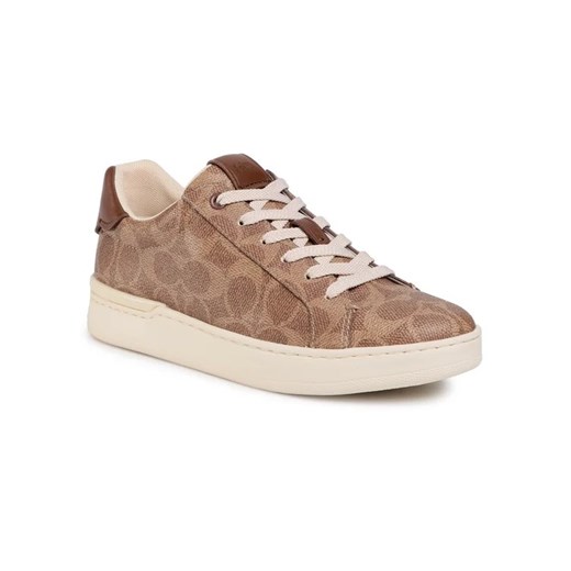 Coach Sneakersy Lowline Luxe Sig G5061 Brązowy Coach 36 okazja MODIVO