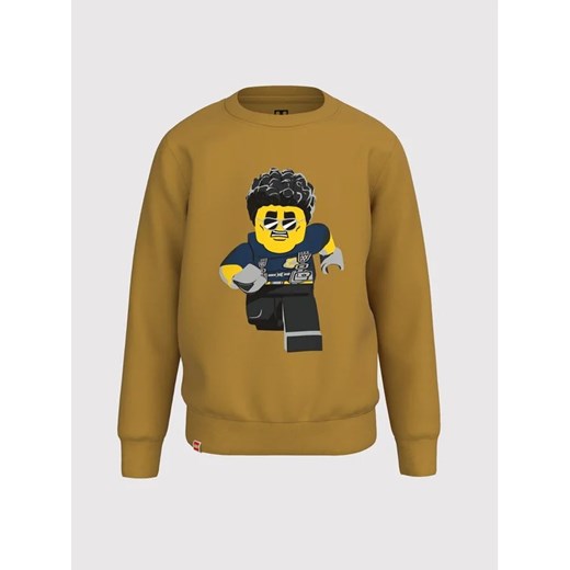LEGO Bluza 12010605 Żółty Regular Fit ze sklepu MODIVO w kategorii Bluzy chłopięce - zdjęcie 168406250