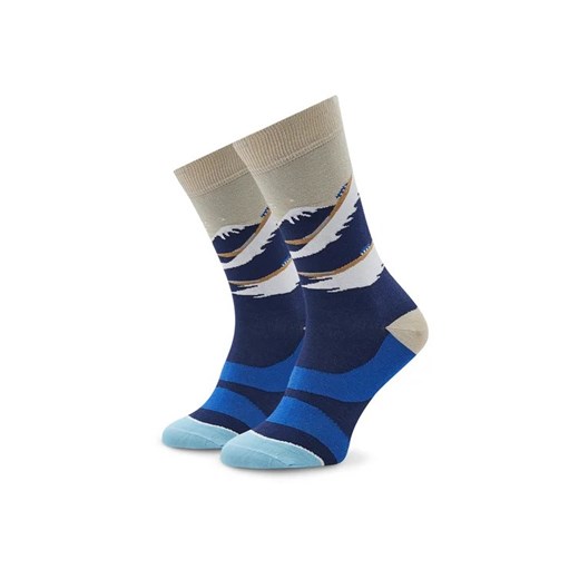 Curator Socks Skarpety wysokie unisex Wave Kolorowy ze sklepu MODIVO w kategorii Skarpetki damskie - zdjęcie 168406384