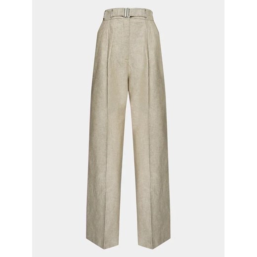 Remain Spodnie materiałowe 5003161246 Beżowy Straight Fit ze sklepu MODIVO w kategorii Spodnie damskie - zdjęcie 168406410