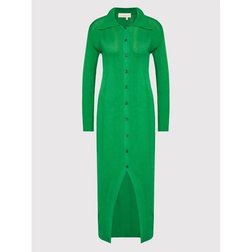 Remain Sukienka dzianinowa Alzira RM1052 Zielony Slim Fit Remain 36 MODIVO okazyjna cena