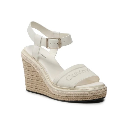 Calvin Klein Espadryle Wedge 70Hh - He HW0HW01499 Beżowy Calvin Klein 39 MODIVO