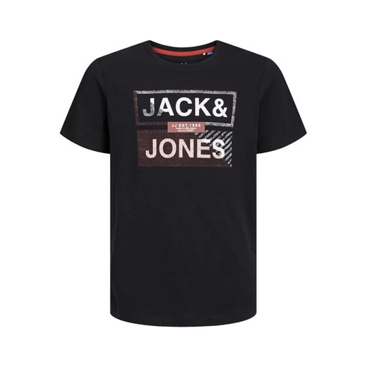 Jack&Jones Junior T-Shirt 12237032 Czarny Regular Fit ze sklepu MODIVO w kategorii T-shirty chłopięce - zdjęcie 168407040