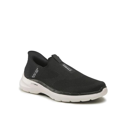 Skechers Sneakersy Go Walk 6 216278/BLK Czarny Skechers 45_5 promocyjna cena MODIVO