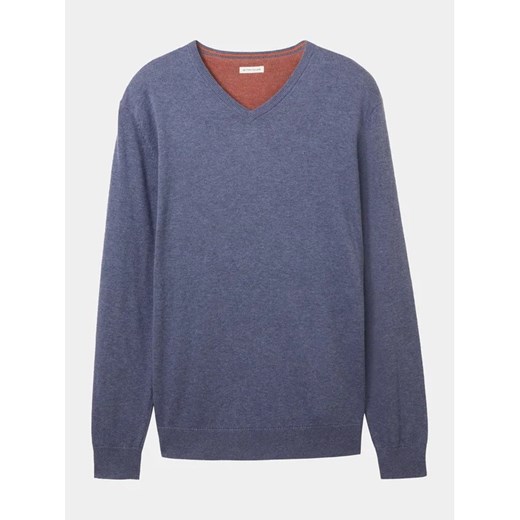 Tom Tailor Sweter 1012820 Niebieski Regular Fit Tom Tailor XL wyprzedaż MODIVO