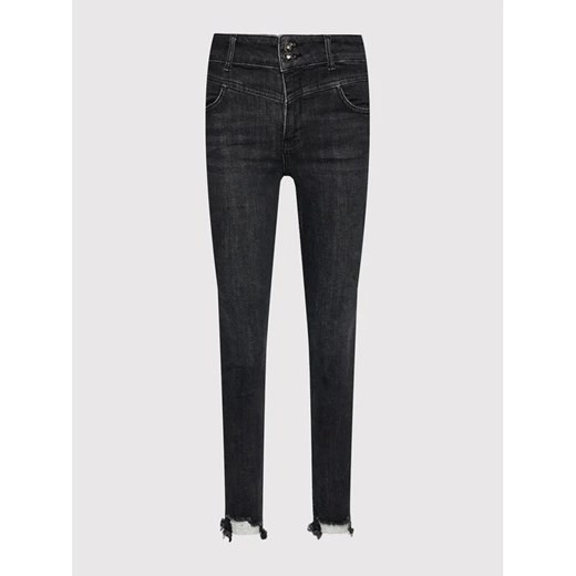 Fracomina Jeansy FP21WV7003D40901 Czarny Skinny Fit Fracomina 28 MODIVO promocyjna cena