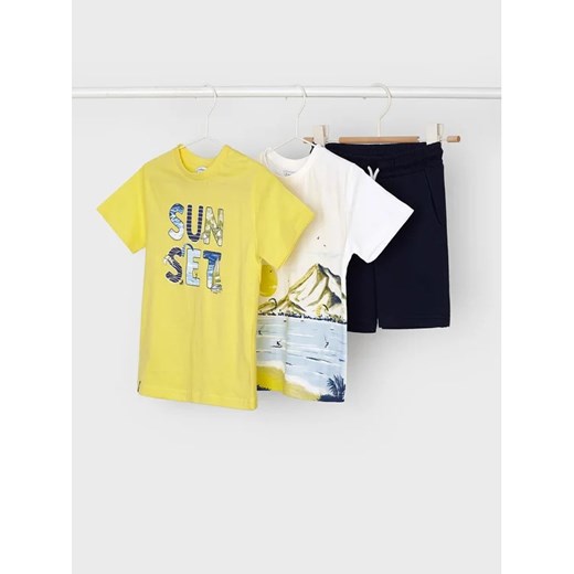 Mayoral Komplet t-shirt i spodenki 3681 Kolorowy ze sklepu MODIVO w kategorii Komplety dziewczęce - zdjęcie 168410123