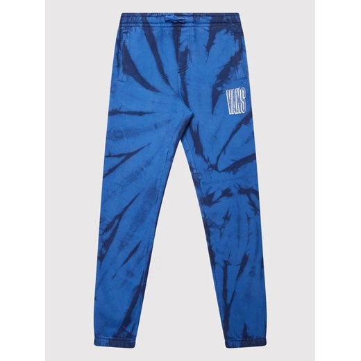Vans Spodnie dresowe Tie Dye VN00002K Niebieski Regular Fit ze sklepu MODIVO w kategorii Spodnie chłopięce - zdjęcie 168410314