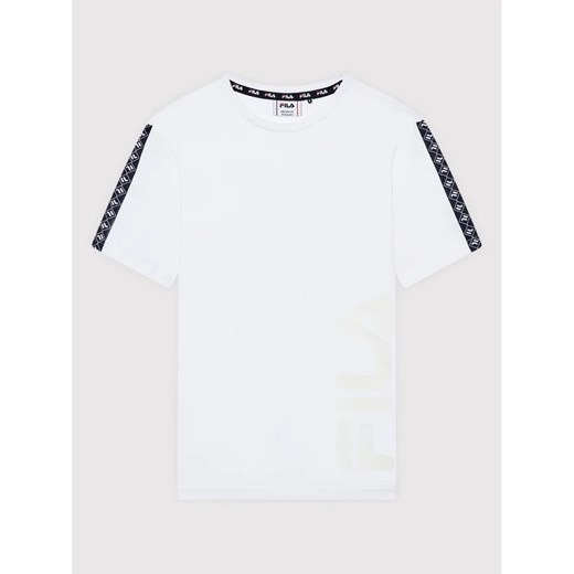 Fila T-Shirt Levi 689070 Biały Regular Fit Fila 170_176 MODIVO