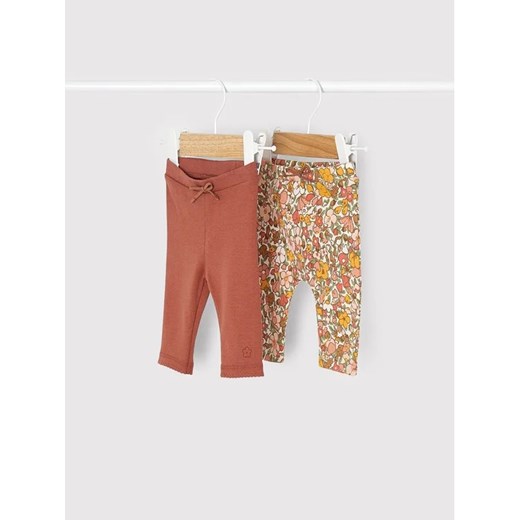 Mayoral Komplet 2 par legginsów 2710 Pomarańczowy Slim Fit ze sklepu MODIVO w kategorii Spodnie i półśpiochy - zdjęcie 168411564
