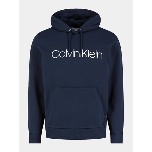 Calvin Klein Bluza Logo K10K104060 Granatowy Regular Fit Calvin Klein S okazja MODIVO