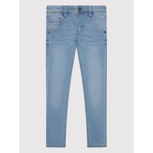 NAME IT Jeansy Silas 13190372 Niebieski Slim Fit ze sklepu MODIVO w kategorii Spodnie chłopięce - zdjęcie 168412594