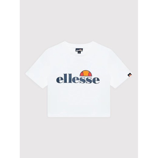Ellesse T-Shirt Nicky S4E08596 Biały Relaxed Fit ze sklepu MODIVO w kategorii Bluzki dziewczęce - zdjęcie 168413541