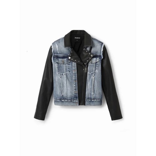 Desigual Kurtka jeansowa 23SWED49 Niebieski Regular Fit Desigual M MODIVO