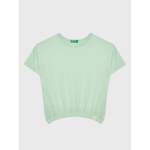 United Colors Of Benetton T-Shirt 37YKC10AU Zielony Boxy Fit United Colors Of Benetton 160 MODIVO