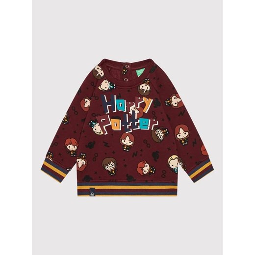 United Colors Of Benetton Bluza 32L5C100M Bordowy Regular Fit United Colors Of Benetton 90 okazyjna cena MODIVO
