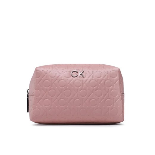 Calvin Klein Kosmetyczka Re-Lock Cosmetic Pouch Em Mono K60K610261 Różowy ze sklepu MODIVO w kategorii Kosmetyczki - zdjęcie 168414083