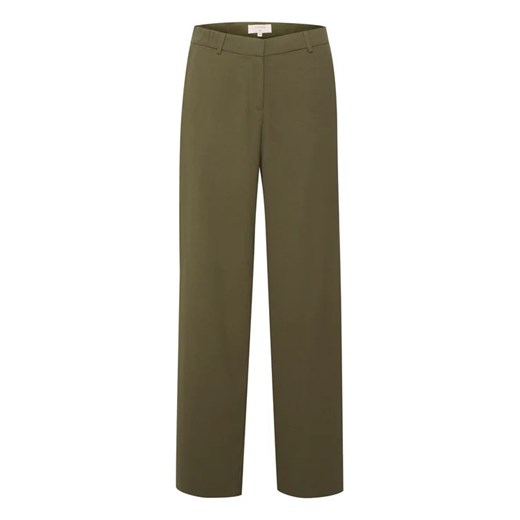 Cream Spodnie materiałowe Crcocamia 10611708 Zielony Regular Fit Cream 40 promocyjna cena MODIVO