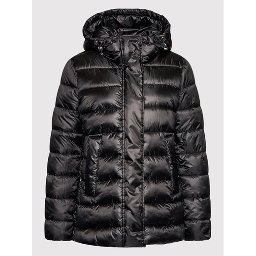 United Colors Of Benetton Kurtka puchowa 29EH536P4 Czarny Regular Fit United Colors Of Benetton 42 okazyjna cena MODIVO