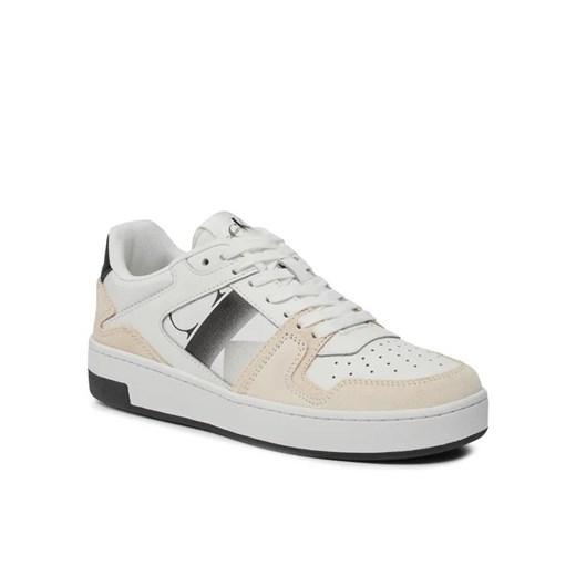Calvin Klein Jeans Sneakersy Basket Cupsole Lace Mix Nbs Sat YW0YW01446 Biały 37 MODIVO