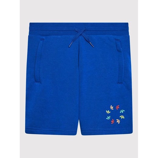 adidas Szorty sportowe adicolor HE6833 Niebieski Regular Fit 15_16Y wyprzedaż MODIVO