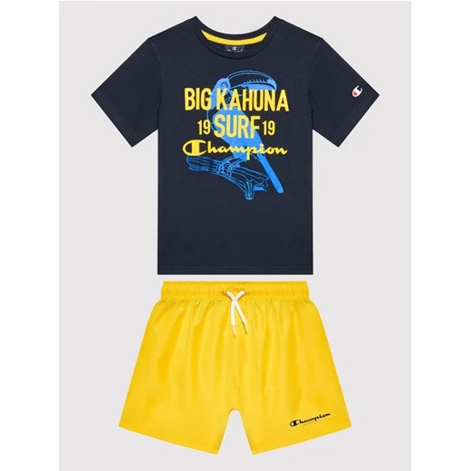 Champion Komplet t-shirt i szorty sportowe 306052 Kolorowy Regular Fit ze sklepu MODIVO w kategorii Komplety chłopięce - zdjęcie 168415120