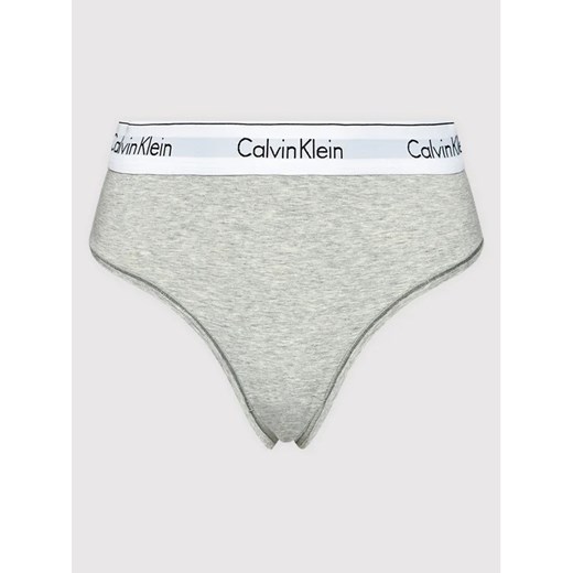 Calvin Klein Underwear Figi klasyczne 000QF5118E Szary ze sklepu MODIVO w kategorii Majtki damskie - zdjęcie 168415891