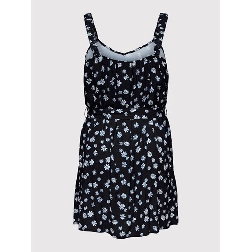 ONLY Carmakoma Sukienka letnia Lolliane 15261815 Czarny Regular Fit 46 promocyjna cena MODIVO