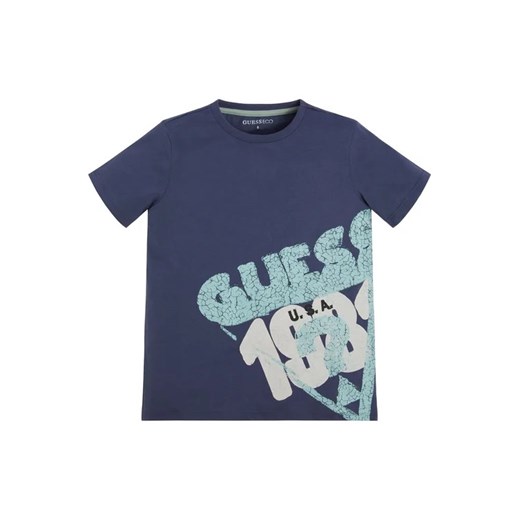 Guess T-Shirt L3GI20 K8HM3 Fioletowy Regular Fit ze sklepu MODIVO w kategorii T-shirty chłopięce - zdjęcie 168416071