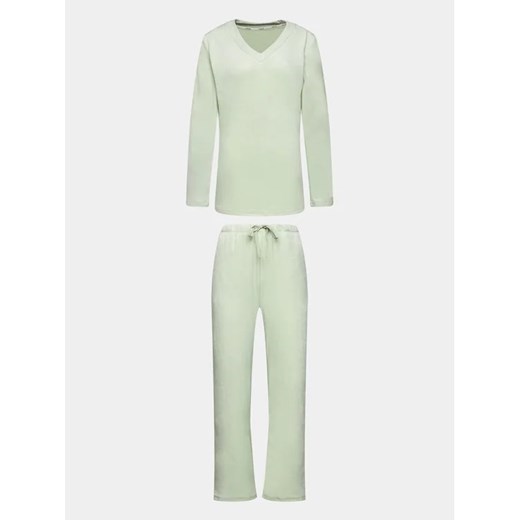 Selmark Piżama Polar Soft P6273 Zielony Regular Fit Selmark 2 wyprzedaż MODIVO