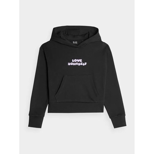 4F Bluza 4FJAW23TSWSF645 Czarny Regular Fit 122 wyprzedaż MODIVO