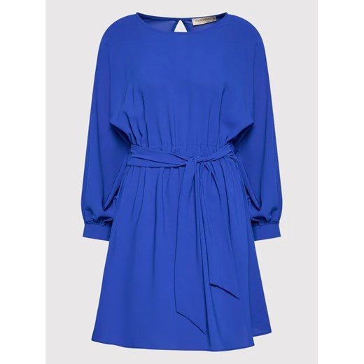 Rinascimento Sukienka codzienna CFC0106038003 Niebieski Regular Fit Rinascimento M promocyjna cena MODIVO