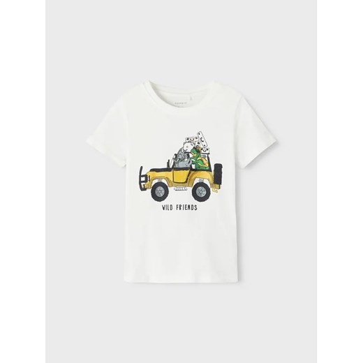 NAME IT T-Shirt 13219403 Biały Regular Fit ze sklepu MODIVO w kategorii Koszulki niemowlęce - zdjęcie 168418092