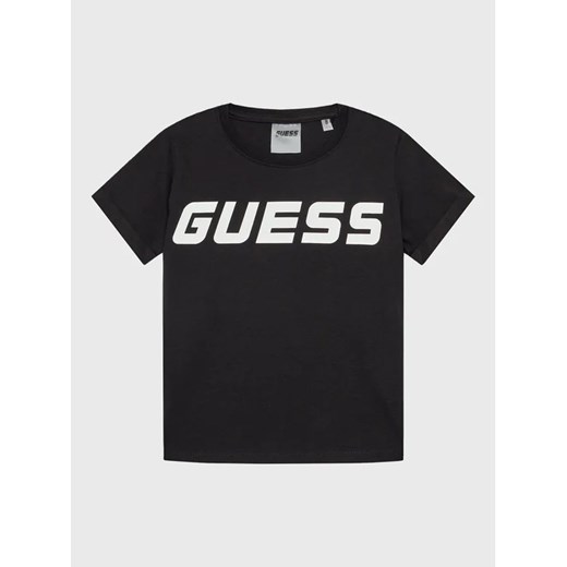 Guess T-Shirt J3RI39 I3Z14 Czarny Regular Fit ze sklepu MODIVO w kategorii T-shirty chłopięce - zdjęcie 168418164