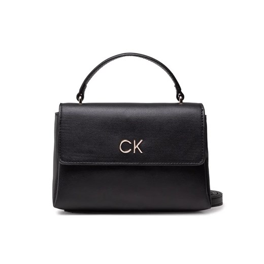 Calvin Klein Torebka Re-Lock Mini Top H Bag K60K608878 Czarny Calvin Klein uniwersalny MODIVO okazja