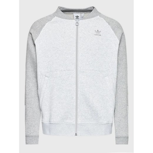 adidas Bluza Fleece Sst HI2995 Szary Relaxed Fit M MODIVO