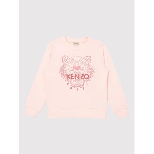 Kenzo Kids Bluza K15131 Różowy Regular Fit Kenzo Kids 8Y okazyjna cena MODIVO
