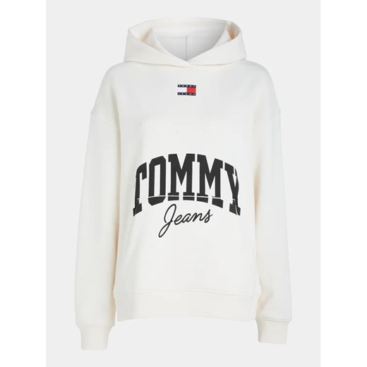 Tommy Jeans Bluza New Varsity DW0DW16399 Biały Oversize Tommy Jeans XL wyprzedaż MODIVO