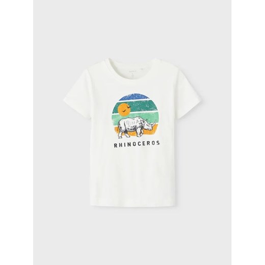 NAME IT T-Shirt 13213252 Biały Regular Fit ze sklepu MODIVO w kategorii T-shirty chłopięce - zdjęcie 168420503