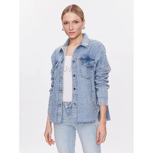 Liu Jo Kurtka jeansowa UA3096 D4785 Niebieski Regular Fit Liu Jo XL MODIVO promocja