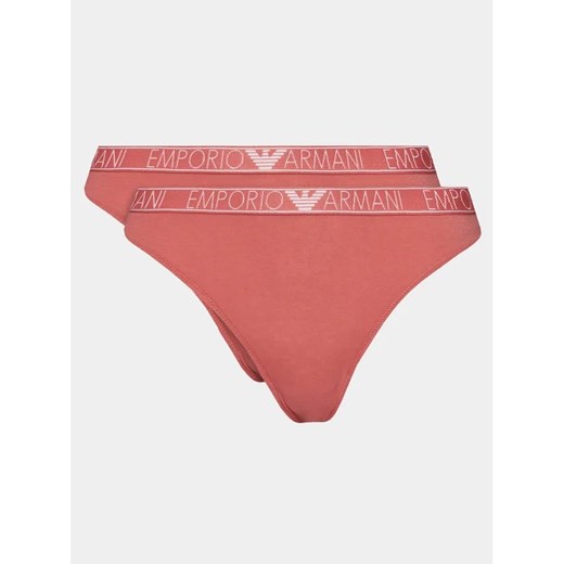 Emporio Armani Underwear Komplet 2 par fig klasycznych 163334 4R223 05373 Różowy ze sklepu MODIVO w kategorii Majtki damskie - zdjęcie 168421162