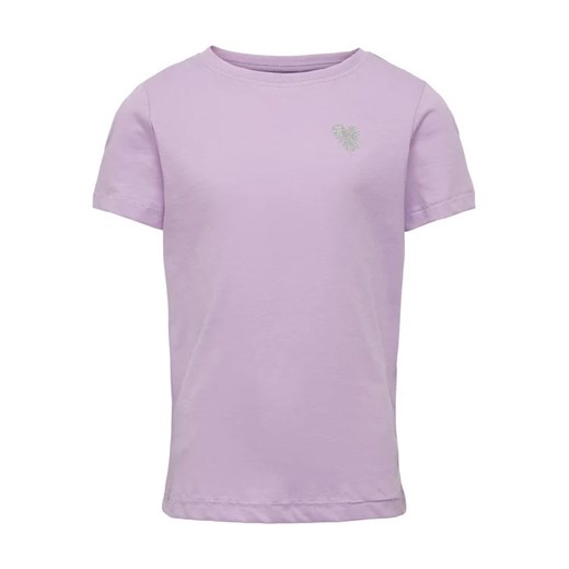 Kids ONLY T-Shirt 15266481 Fioletowy Regular Fit ze sklepu MODIVO w kategorii Bluzki dziewczęce - zdjęcie 168421302
