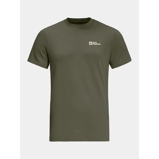 Jack Wolfskin T-Shirt Essential T 1808382 Khaki Regular Fit Jack Wolfskin S MODIVO promocja
