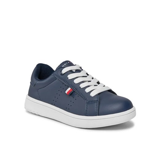 Tommy Hilfiger Sneakersy Low Cut Lace Up Sneaker T3X9-33348-1355 M Granatowy Tommy Hilfiger 34 MODIVO