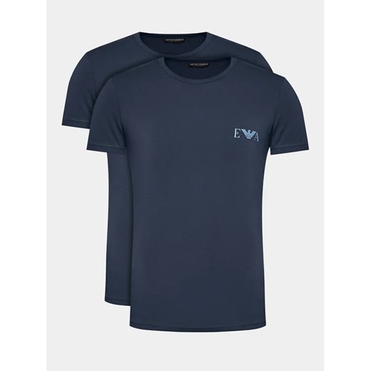 Emporio Armani Underwear Komplet 2 t-shirtów 111670 3F715 27435 Granatowy Regular Fit ze sklepu MODIVO w kategorii T-shirty męskie - zdjęcie 168421940