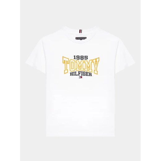 Tommy Hilfiger T-Shirt 1985 KB0KB08323 D Biały Regular Fit Tommy Hilfiger 8Y MODIVO