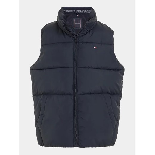 Tommy Hilfiger Kamizelka Essential KB0KB08557 S Granatowy Regular Fit Tommy Hilfiger 12Y wyprzedaż MODIVO