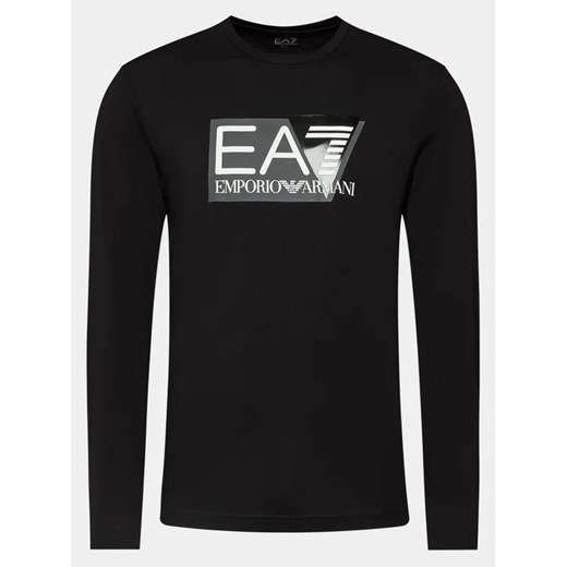 EA7 Emporio Armani Longsleeve 3DPT64 PJ03Z 1200 Czarny Regular Fit S MODIVO