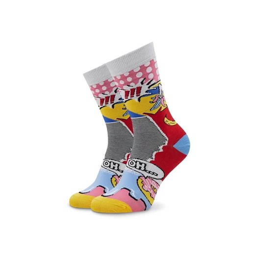 Curator Socks Skarpety wysokie unisex Pop Art Kolorowy Curator Socks 41_46 MODIVO